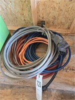 Electric cords and air hoses