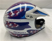 Monarch Motorcycle Helmet, Size Unknown