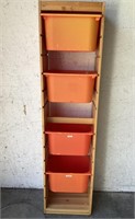 12x17x69"Tall Shelving For Totes, No Shipping