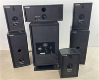 Set Of Onkyo Speakers, Untested, No Shipping