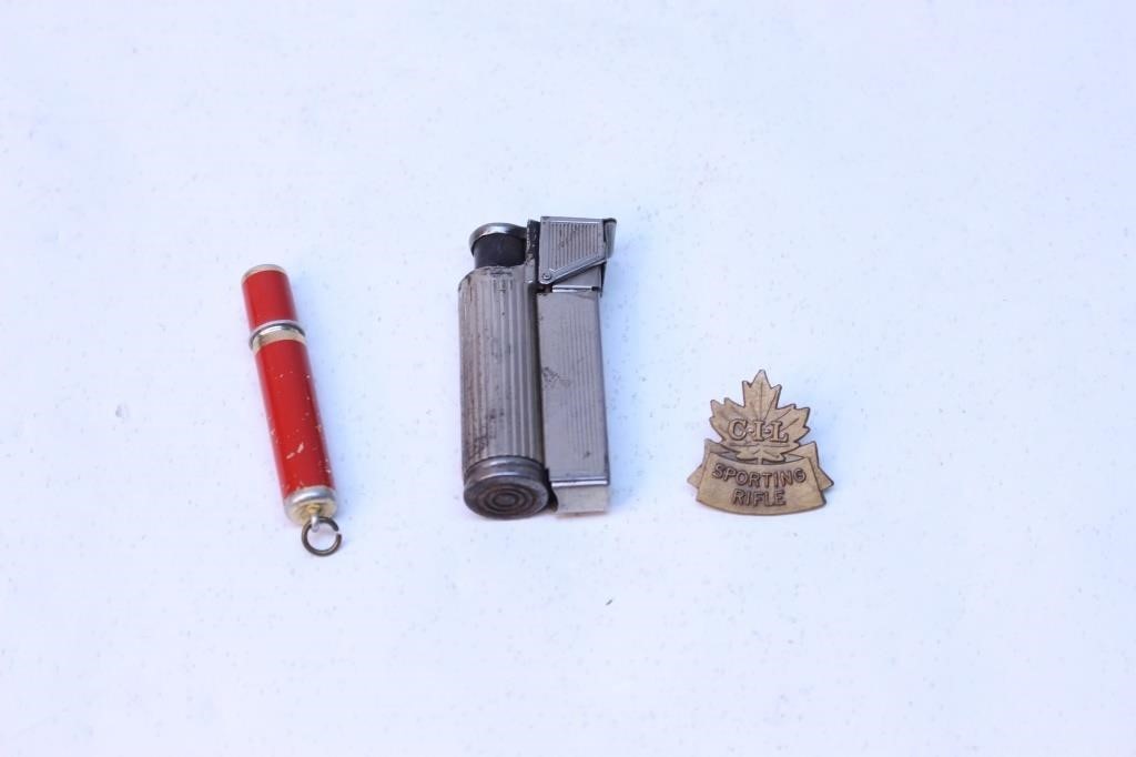 CIL Rifle Pin, Lighter & Pen Lot