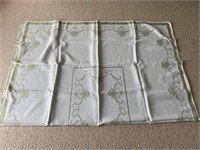 Pale Green Dining Room Tablecloth
