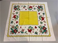 Vintage 52" Tablecloth