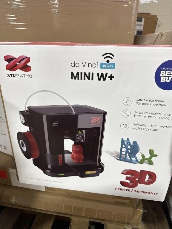 Brand new da Vinci, mini wi-Fi W plus 3-D printer