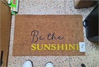 Be the sunshine doormat
