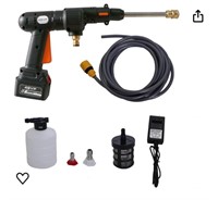 Power wash cleaning gun battery operated all