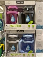 Lot of 2 (2-packs) of reduce 80z water jugs