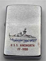 U.S.S. Ainsworth FF-1090 Zippo Lighter
