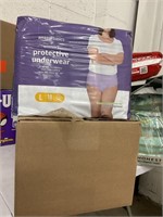 Lot of (3) packs of women’s protective underwear
