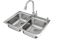 Allen+Roth Hoffman Collection Dual-Mount Sink $289