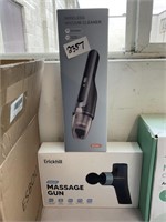 Wireless Vacuum Cleaner and Erickhill Massage Gun