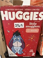 Box of Huggies Little Snugglers in Size 2 - 148