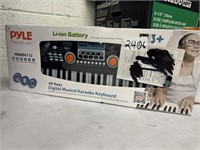 Pyle Li-ion Battery 49-keys digital music karaoke