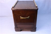 Vintage Wood Single Sliding Drawer Storage Cabinet