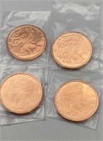 .999 Copper Pennies