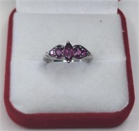 Sterling Marquis Purple Amethyst Ring
Nice