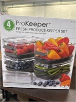 Prokeeper 4 pack in used condition fresh produce