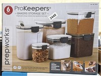 Pro keeper baker storage set 6 piece set