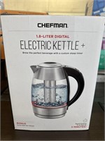 Chefman 1.8loter digital electric kettle brew the
