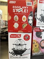 Lot of 2 Dash 17pc all-in-one egg cooker please