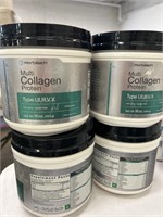 Lot of (4) Containers of Horbäach Multi Collagen