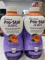 Lot of (4) Nutricia Pro-Stat AWC Citrus Splash