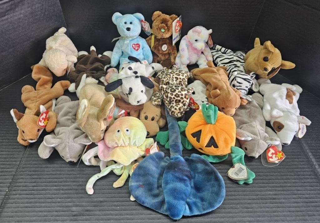(L) Lot Of Various Beanie Babies