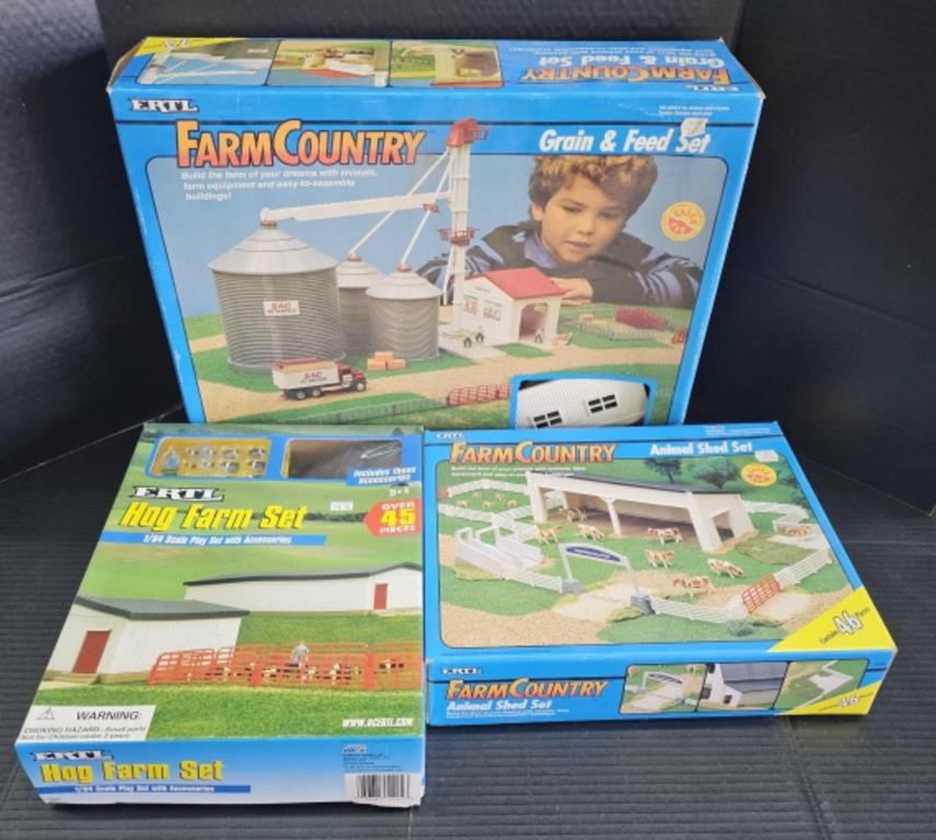 (N) Lot Of Ertl Farm Country Model Sets: