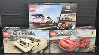 (L) Lego Speed Champions Sets: GTR, Ferrari