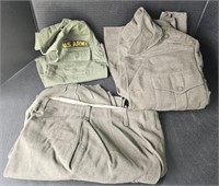 (S) Lot Includes: Military Jacket, Pants, And Kid