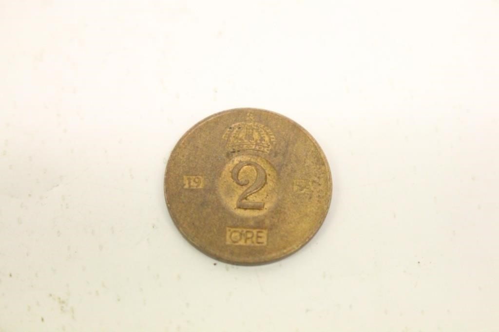 1954 Ore Sveriges Konung Coin