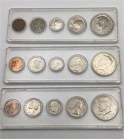 Set of 3 Coin Collections