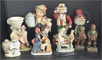 (P) Mixed Lot Of Figurines Includes: 10" Tall