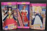 (W) Three Barbie Dolls: Patriot, Colonial And