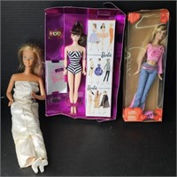 (W) Mixed Lot Of Barbie Dolls, 35TH Anniversary,