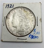 1921 Morgan dollars