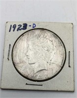 1923 -D Peace Dollar