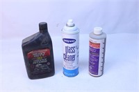 Heavy Duty Oil, Glass Cleaner & Additive Lot