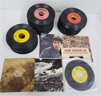 (O) Lot of 60 - 80's Vinyl Records