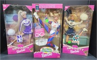 (V) Athletic Barbies
 Includes University Barbie