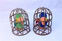 Vintage Ornamental Parrots Lot