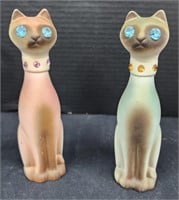 (Q) Roselane Siamese Cats
 1960's Figurine