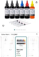 Aomya Universal Dye Ink Refill Kit for HP Canon