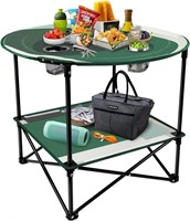 $34  Portable Beach Table  Folding Picnic Table