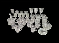 Mixed Vintage Crystal & Glassware Lot