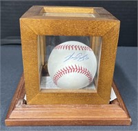(AK) Official Signed Baseball In Wooden Case,