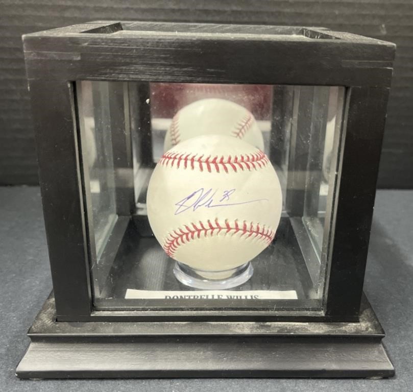 (AK) Official Signed Baseball By Dontrelle Willis