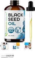 Black Seed Oil 4oz for Hair Growth and Care Black