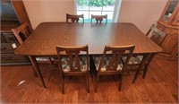 Mid-Century Dining Room Table with Chairs