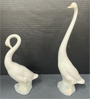 (AK) Mid-Century Modern Long-necked Swan Crane